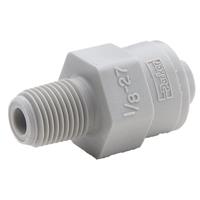 Push-to-Connect All Plastic FDA Compliant Fitting, Parker TrueSeal